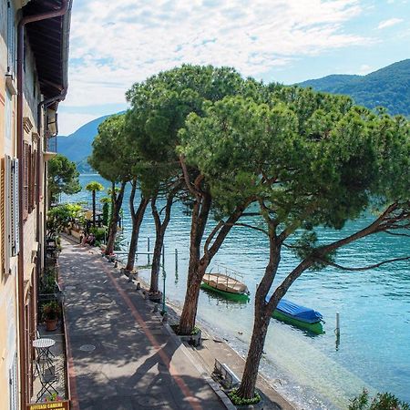 Il Balcone Sul Lago By Quokka 360 - Historic Lakeside Flat In Morcote Bagian luar foto
